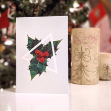 Holly Holiday Greeting Card