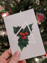 Holly Holiday Greeting Card