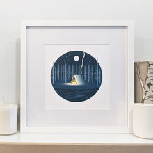 Art Print - Cabin - Winter