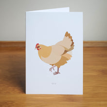 “Strut” Chicken Greeting Card — Buffy