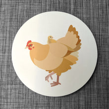 Chicken Coaster Set — 4 Coasters