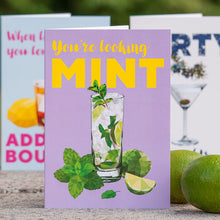Cocktail Humour Greeting Card Set — 5 Cards with Recipes