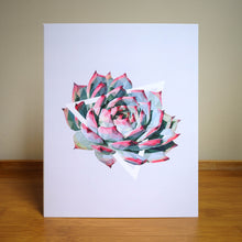 Art Print - Succulents - #4 (the red tipped one)