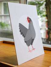 Art Print - Chickens - "Barb"