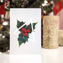 Card Set - 3 Holiday Greeting Cards (blank inside)