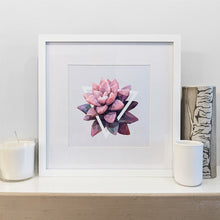 Art Print - Succulents - #2 (the pink one)