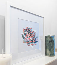 Art Print - Succulents - #4 (the red tipped one)