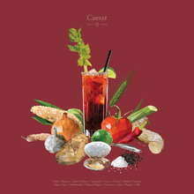 Caesar - polygonal cocktail art full image